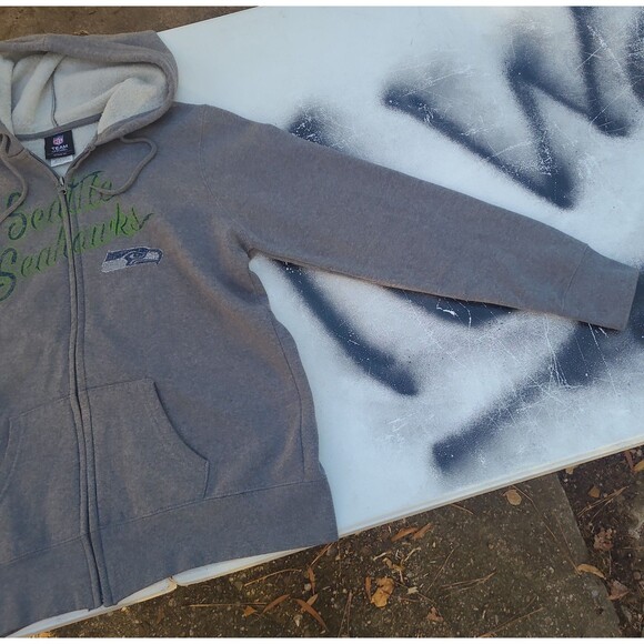 Y2k Seattle Seahawks Full zip Hoodie - Picture 5 of 9